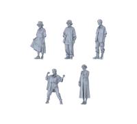 MRY-SFW 1/64 Modern Trendy Vitality Style Elderly Female MultiPose FivePerson Set