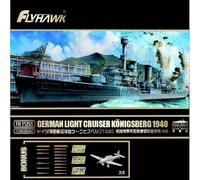 MRY-SFW 1/700 German Light Cruiser Konigsberg 1940 Deluxe Edition Plastic Kit