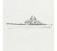 MRY-SFW 1/700 Tennessee-Class USS California BB-44 2nd Ship Battleship Water Line