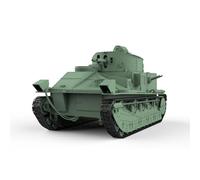 MRY-SFW 1/72 Military Model British Vickers MKII Medium Tank Armored Combat Vehicle War Scenario Model