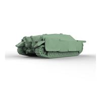 MRY-SFW Army Tank Unpainted 1/700 Military Model Kit German Panzer IV/70 Self-Propelled Anti-Tank Gun