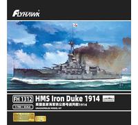 MRY-SFW Battleship Unpainted 1/700 Royal Navy Iron Duke Battleship 1914 Regular Edition
