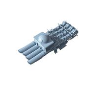 MRY-SFW LYCG144332 1/144 Model Upgrade Kit for German Destroyers, 4-gang 533mm 21" Torpedo Launcher, 2-Piece