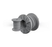 MRY-SFW LYT48040 1/48 Steel Wire Cable for Model Railroads Display Prop 6pcs