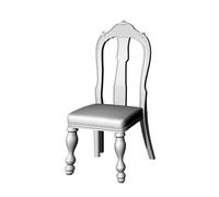 MRY-SFW LYT48234 1/48 O Scale Miniature Factory Building Military Vehicle Railroad Track Accessories Props Diorama Landscape Dining Chair Kitchen Armless Chair Seat Back Furniture