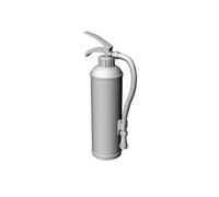 MRY-SFW LYT72018 1/72 20mm Miniature Factory Building Military Vehicle Railroad Track Accessories Props Diorama Landscape Fire Extinguisher