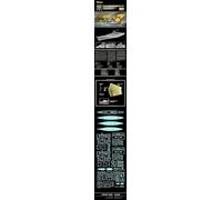 MRY-SFW Unpainted 1/700 German Bismarck 1941 Deluxe Edition Plastic Model Kit