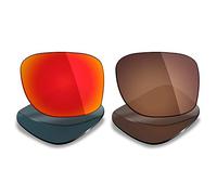 Mryok 2 Pair Polarized Replacement Lenses for Oakley Triggerman Sunglass - Options