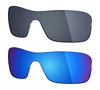 Mryok 2 Pair Polarized Replacement Lenses for Oakley Turbine Rotor Sunglass - Options