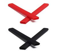 Mryok 2 Pair Replacement Earsocks for Oakley Jawbone - Red & Black, Wrap-Around Sunglasses - Men's, Sports & Outdoor Enthusiasts