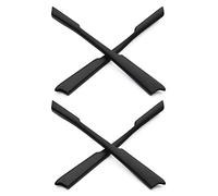 Mryok 2 Pair Replacement Earsocks for Oakley M2 Frame Sunglass - Black & Black