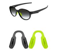 Mryok 2 Pair Replacement Nose Pieces Nose Pads for Oakley Portal OO9446/Portal X OO9460 Sunglass - Green & Black