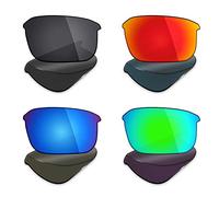Mryok 4 Pair Polarized Replacement Lenses for Bose Tempo Sunglass - Stealth Black/Fire Red/Ice Blue/Emerald Green
