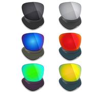 Mryok 6 Pair Polarized Replacement Lenses for Ray-Ban Stories Wayfarer RW4002 50mm Sunglass - Stealth Black/Fire Red/Ice Blue/Silver Titanium/Emerald Green/24K Gold