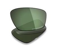 Mryok Plus Polarized Replacement Lenses Compatible with Oakley Crosslink Zero OX8076 56mm - Grey Green