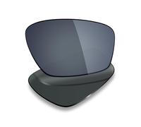 Mryok Polarized Replacement Lenses Compatible with Oakley Crosslink Zero OX8076 56mm - Black Iridium