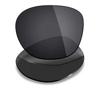 Mryok Polarized Replacement Lenses for Oakley Latch Asian Fit (AF) OO9349-53mm - Stealth Black