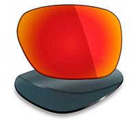 Mryok Polarized Replacement Lenses for Oakley Portal X OO9460 - Fire Red