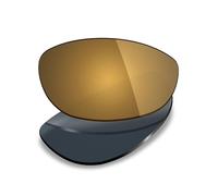 Mryok Polarized Replacement Lenses for Oakley Split Jacket OO9099-61mm - Bronze Gold