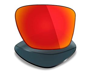 Mryok Polarized Replacement Lenses for Oakley Wheel House OX8166 54mm - Fire Red