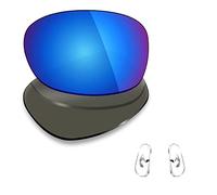 Mryok Polarized Replacement Lenses & Nose Pieces for Ray-Ban RB3445 64mm - Ice Blue
