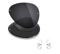 Mryok Polarized Replacement Lenses & Nose Pieces for Ray-Ban RB3449 59mm- Stealth Black