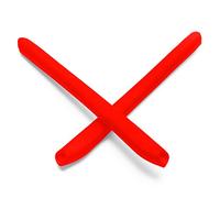 Mryok Replacement Earsocks for Oakley EV Zero Series Sunglasses - Red