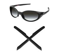 Mryok Replacement Earsocks for Oakley Eye Jacket Redux OO9438 Sunglasses - Black