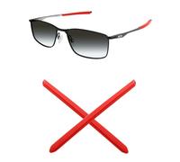 Mryok Replacement Earsocks for Oakley Socket 5.0 OX3217 / Socket 5.5 OX3218 Sunglass - Red