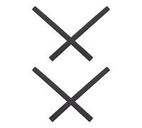 Mryok Replacement Earsocks for Oakley Tincup/Tincup 0.5/Pitchman/Wheel House OX8050 OX8096 OX8105 OO9439 Eyeglasses - Options, Black & Black, One Size