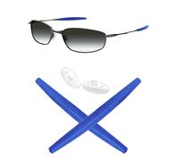 Mryok Replacement Earsocks Nosepieces Kits for Oakley Whisker Sunglasses - Blue