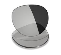 Mryok UV400 Replacement Lenses Compatible with Ray-Ban Meta Headliner RW4009F 51mm Smart Glasses - Gray Photochromic Anti Blue Light