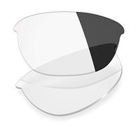 Mryok UV400 Replacement Lenses for Oakley Half Jacket 2.0 OO9144-62mm - Eclipse Grey Photochromic