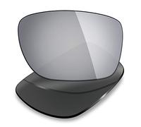 Mryok UV400 Replacement Lenses for Oakley Turbine OO9263-65mm- Silver Titanium
