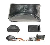 MRZHOUCASE Black Goat-skin Leather Protective Carry-on Case for Leica M10 M11 MP M7 M6 M4 M3 M2 Cameras Also Fits Other Small cameras