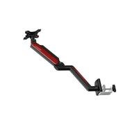 MS-001 Monitor Arm Mount Bracket Single Arm,Flexible Adjustment 180° Swivel 360°Rotation Support Monitor Arm Stand Bracket Adapter Replacement(Red)
