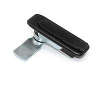 MS-738 Switch Electric Control Box Cabinet Door Plane Lock Cabinet Door Handle Lock 1Pcs(Black Without Key)