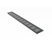 MS Beschläge Wall Plate 80 mm Wide Aluminium Ventilation Grille Anthracite RAL7016 Bathroom Ventilation Door Grille Powder Coated Heating Grille (400 mm)