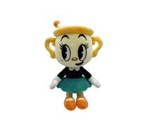 (Ms.Chalice) Cuphead Plush Toy | Cuphead Mugman Ms.Chalice Soft Stuffed Doll Kids Gift