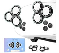 MS.CLEO Camera Lens Protector Film for Meta/oculus Quest 3s, VR Accessories Lens Cover, 9H Tempered Glass, Aluminum Alloy Frame, 360 All-Round Protection, HD Anti-Scratch Accessories for Quest 3s