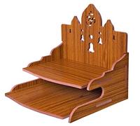MS ENTERPRISE Wooden Beautiful Plywood Mandir Pooja Room Home Decor Office OR Home Temple Wall Hanging Product (RED A),X-Large,BTS003