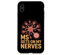 MS Gets On My Nerves Funny Medical Awareness Saying Case for iPhone XS Max
