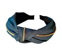 Ms. Hairband in Phnom Penh Scarf has a Simple Knot in Solid Colour and a Wide Brim Headband for Washing the Face Sweatband Kids Football (Green, One Size)