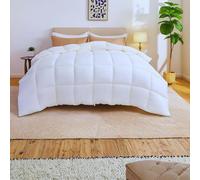 MS LINEN UK 100% Natural Bamboo Duvet - Lightweight Breathable & Hypoallergenic Quilt - Ultra Soft & Silky with Cotton Super Soft Microfibre Fill - All Seasons Comfort (King, 10.5 TOG)