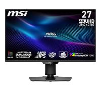 MS MAG 274UPDF E16M 27-Inch 4K UHD Gaming Monitor, 3840 x 2160 Rapid IPS, 0.5ms, DisplayHDR 1000, Mini-LED, Dual-Mode, HDMI 2.1, DP 1.4a, USB C (15WPD), Tilt/Height Adjustable, Black
