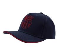 ms móvil shop Barcelona FC Stile Adult Cap | Official Design with Embossed Red Crest | Adjustable and Comfortable | Strong and Durable Material | Ideal for Fans and Daily Use, dark blue, 30