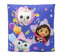 ms móvil shop GABBY'S Dollhouse Decorative Cartoon Children's Cushion 35x35cm Gabby and Friends 100% Polyester - Colourful Designs - Children's Cushions | Official Product