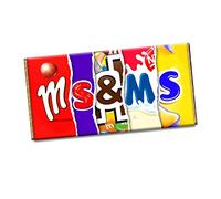 Ms & Ms Novelty Chocolate Bar Wrapper Label for Mom, Mummy, Madam, Wife, Girlfriend, Friend Gift Present #639 (with chocolate bar)