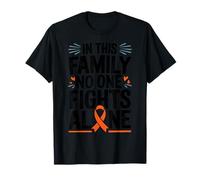 MS Multiple Sclerosis Awareness Orange Ribbon T-Shirt