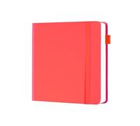 MS MY STATIONERY Bullet Dotted Journal Dot Grid Notebooks 140gsm Acid-Free Thick Paper 160 Pages Hard Cover Lay Flat Binding - 20 X 20 CM Journal (Plum Blossom)